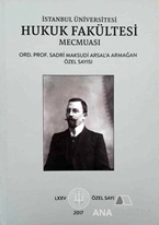 İstanbul Üniversitesi Hukuk Fakültesi Mecmuası