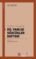 Defter-i Galatat  Dil Yanlışı Sözcükler Defteri