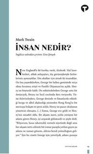 İnsan Nedir? What is Man