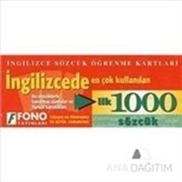 İngilizcede İlk 1000 Sözcük Kartları