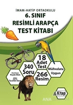 6. Sınıf Resimli Arapça Test Kitabı