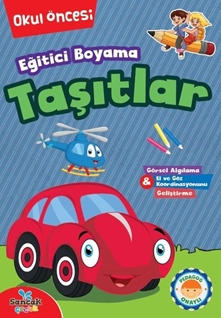 Eğitici Boyama - Taşıtlar Okul Öncesi