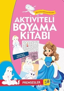 Aktiviteli Boyama Kitabı - Prensesler