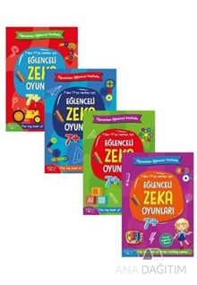 Eğlenceli Zeka Oyunları Seti  (4 Kitap)