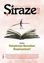 Şiraze İki Aylık Kitap Kültürü Dergisi Sayı:13 Eylül-Ekim 2022