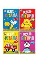 Neşeli Boyama - 4 Kitap Takım