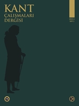 Kant Çalışmaları Dergisi - Sayı 1