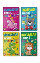 Renkli Boyama Seti – 4 Kitap Takım