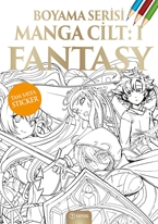 Manga Boyama Cilt 1 : Fantasy
