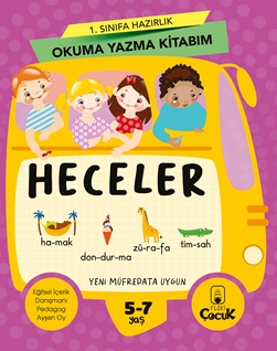 1. Sınıfa Hazırlık Okuma Yazma  Kitabım Heceler