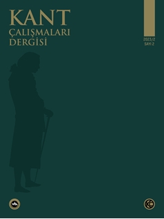 Kant Çalışmaları Dergisi - Sayı 2