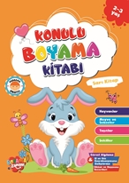 Konulu Boyama Serisi-Sarı Kitap 2-3 Yaş