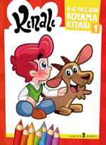 Kınalı 4-6 yaş için Boyama Kitabı 1