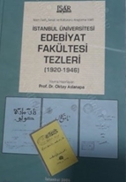 İstanbul Üniversitesi Edebiyat Fakültesi tezleri: 1920-1946