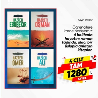 4 Halifenin Hayati 4 Kitap Roman Tadinda