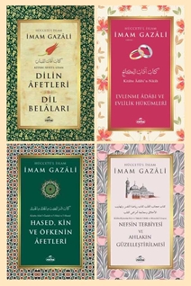 Dilin Afetleri Hased Kin ve Öfke Nefs Terbiyesi Evlilik Adabi Imam Gazali 4’lü Set