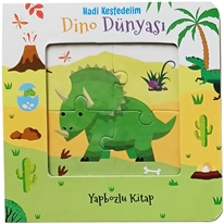 Hadi Keşfedelim - Dino Dünyası Yapbozlu Karton Kitap
