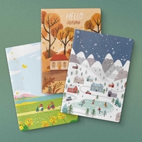 Mevsim Serisi 3'lü Defter Seti