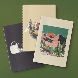 Gezi Serisi 3'lü Defter Seti