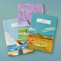 Bisiklet Serisi 3'lü Defter Seti
