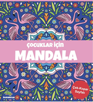 Çocuklar İçin Mandala - Lacivert