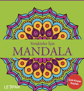 Yetişkinler İçin Mandala - Yeşil
