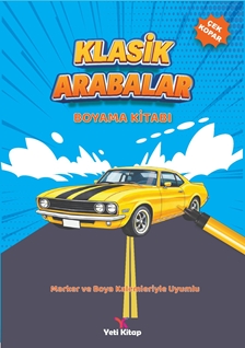 Klasik Arabalar Boyama Kitabı