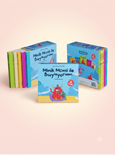 Minik Monsi ile Büyüyorum 5 Kitaplık Kutulu Set