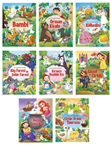 Yumurcak çıkartmalı klasikler serisi (8 kitap)