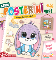 Kendi Posterini Yap! Boya Kopart As! Sevimli Evimiz