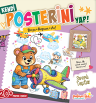 Kendi Posterini Yap! Boya Kopart As! Sevimli Taşıtlar
