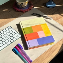 Eksen; Çizgisiz, Lüks, Ciltli Notebook