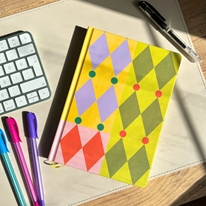 Form; Noktalı, Lüks, Ciltli Notebook.