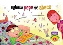 Masallı Eğitim Seti 10  Uykucu Pepe ve Abece