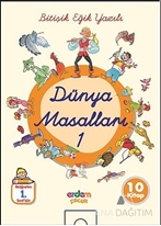 Bitişik Eğik Yazılı Dünya Masalları 1 (10 Kitap Takım)