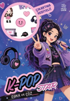 K-POP - Oyna ve Çöz Çıkartmalı Etkinlik Kitabı