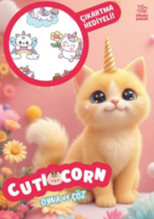 Cuticorn - Oyna ve Çöz Çıkartmalı Etkinlik Kitabı