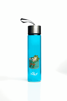 Konfor Kazanı Kurbağa Pure Blue 450 ml Cam Su Şişesi