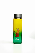 Yanlış Yarış Kanguru Lime Premium 550 ml Cam Su Şişesi