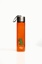 Tükenmiş Dinozor Pure Orange 450 ml Cam Su Şişesi