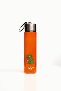 Tükenmiş Dinozor Pure Orange 450 ml Cam Su Şişesi