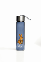 Küs Tavşan Pure Grey 450 ml Cam Su Şişesi